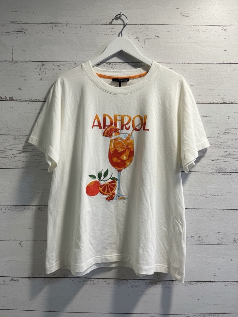 NWT Jane + Delancey 1X Embroidered Aperol Tee